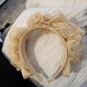 Anthropologie Verbena Handmade RRosebed  Head Band